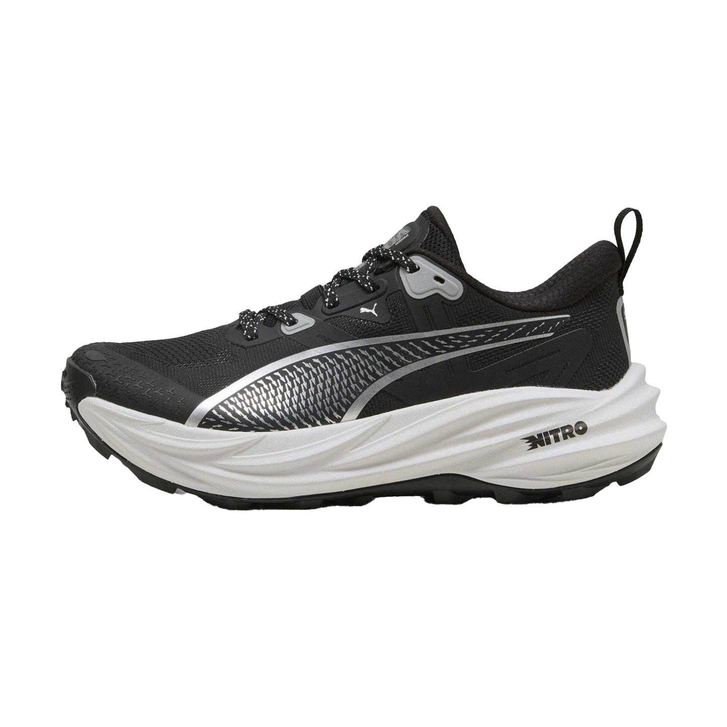 Black-Silver - Back - Puma Womens-Ladies Voyage Nitro 4 Off Road Shoes