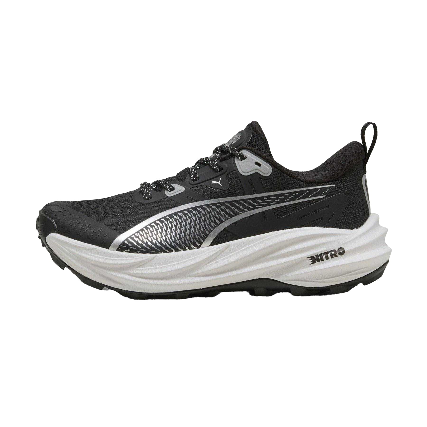 Black-Silver - Back - Puma Womens-Ladies Voyage Nitro 4 Off Road Shoes