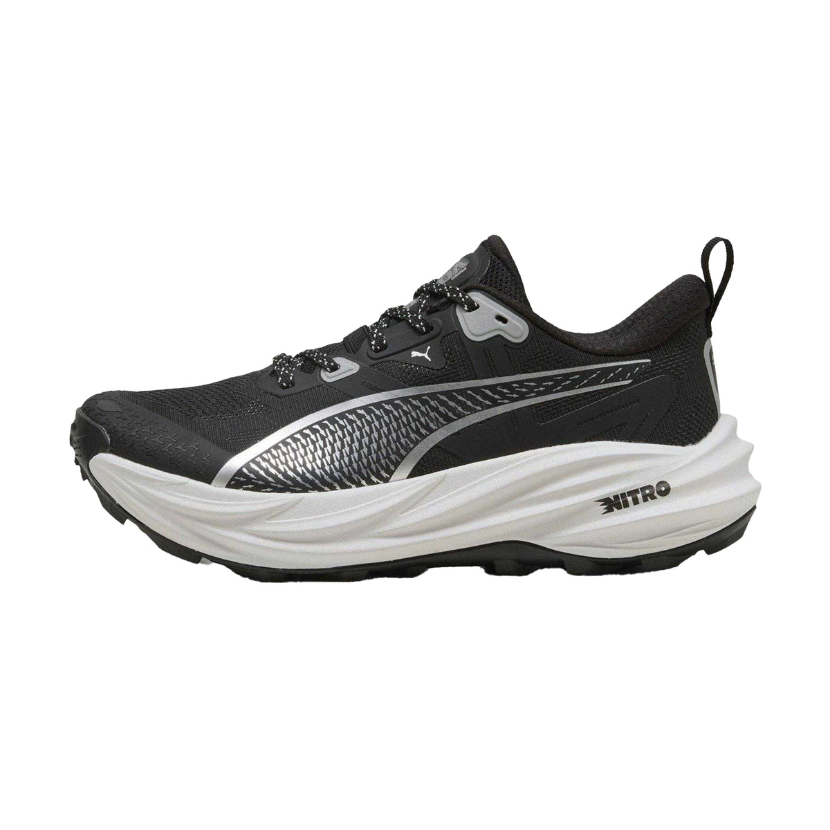 Black-Silver - Back - Puma Womens-Ladies Voyage Nitro 4 Off Road Shoes