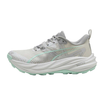 Gray Dawn-Mint - Back - Puma Womens-Ladies Voyage Nitro 4 Off Road Shoes