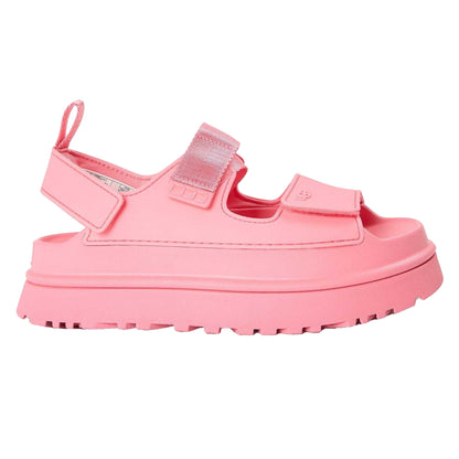 Pink-Diamond - Front - UGG Girls Glow Platform Sandals