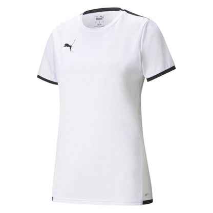 White-Black - Front - Puma Womens-Ladies Team Liga Jersey