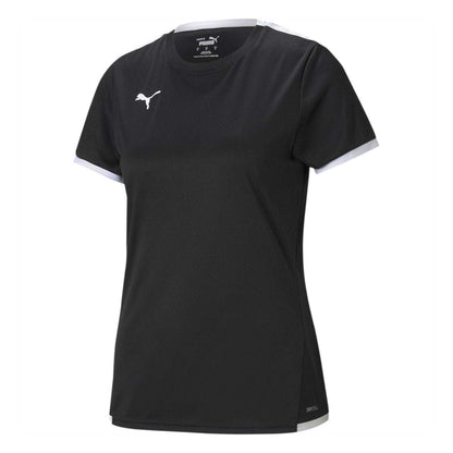 Black - Front - Puma Womens-Ladies Team Liga Jersey