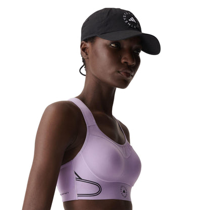 Purple - Side - Adidas Womens-Ladies Stella McCartney High Impact Sports Bra