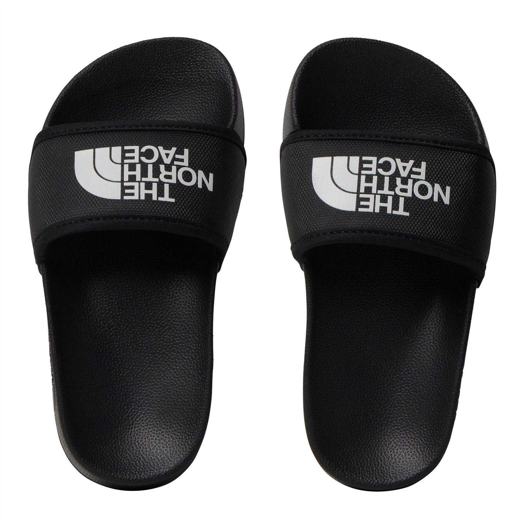 Black - Side - The North Face Childrens-Kids Base Camp Slide III Open Toe Slides
