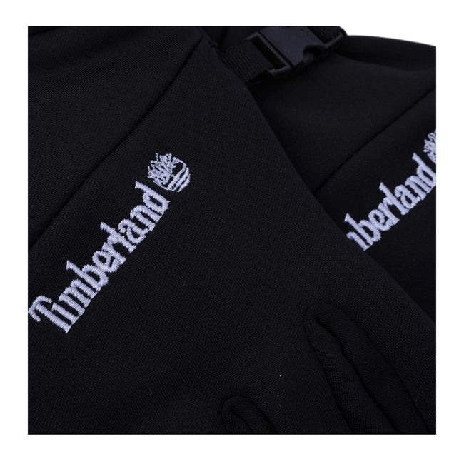 Black - Lifestyle - Timberland Mens Fleece Plain Gloves