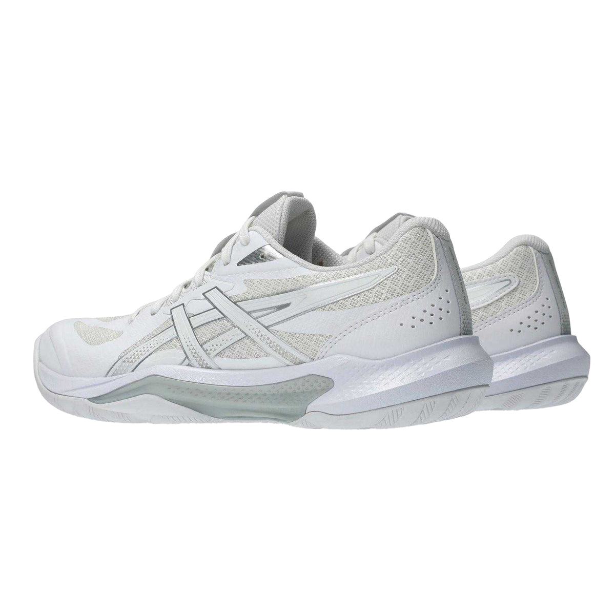 White - Back - Asics Womens-Ladies Gel Tactic 13 Handball Trainers