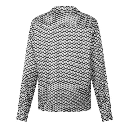 Monochrome - Back - Belier Mens Illusion Print Shirt