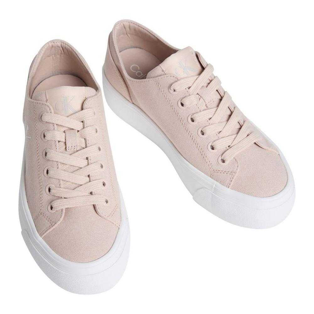 Pink - Side - Calvin Klein Womens-Ladies Platform Trainers