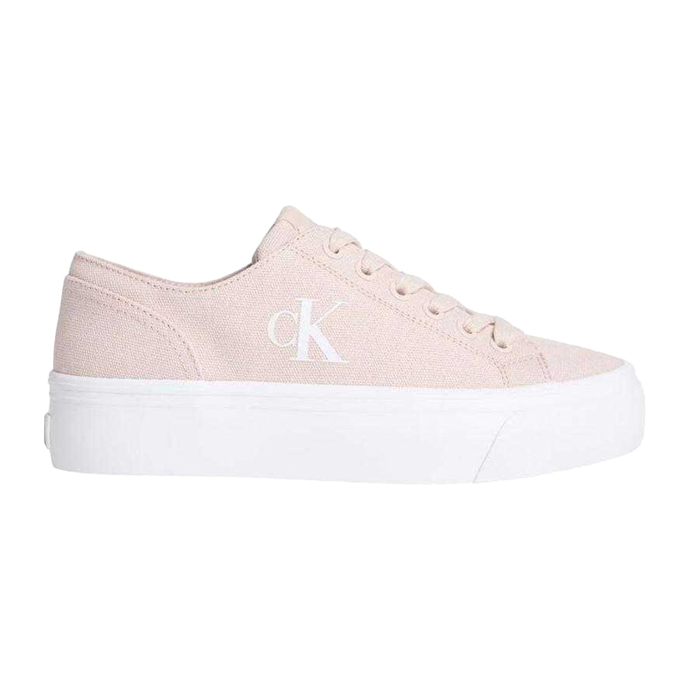 Pink - Front - Calvin Klein Womens-Ladies Platform Trainers