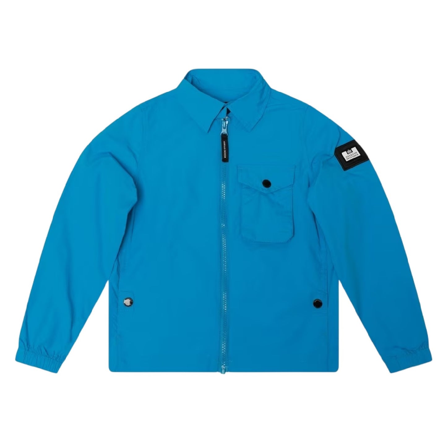 Blue Danube - Front - Weekend Offender Childrens-Kids Granville Chest Pocket Overshirt