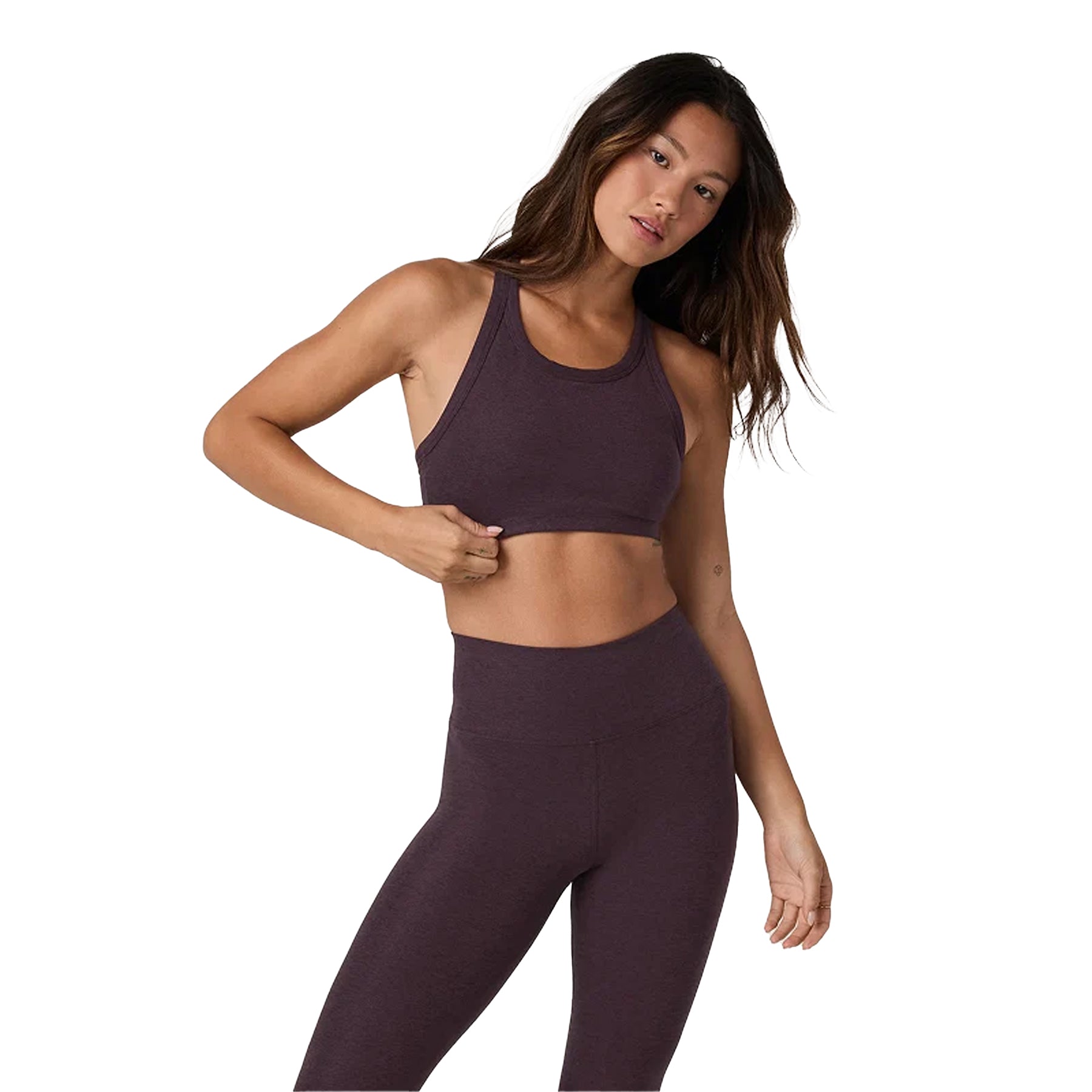 Raisin Purple - Lifestyle - Vuori Womens-Ladies Elevation Non-Wired Sports Bra