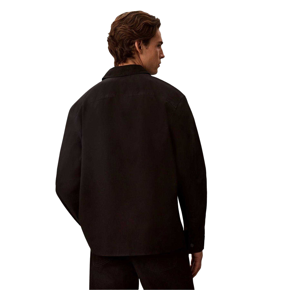 Black - Back - Calvin Klein Mens Jeans Overshirt