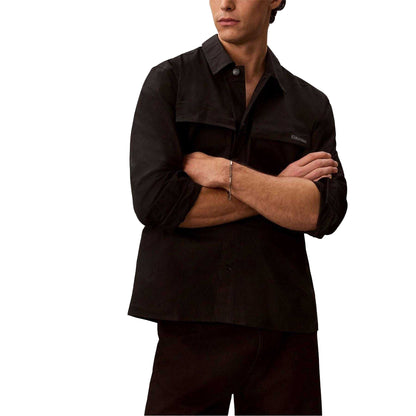 Black - Lifestyle - Calvin Klein Mens Jeans Overshirt