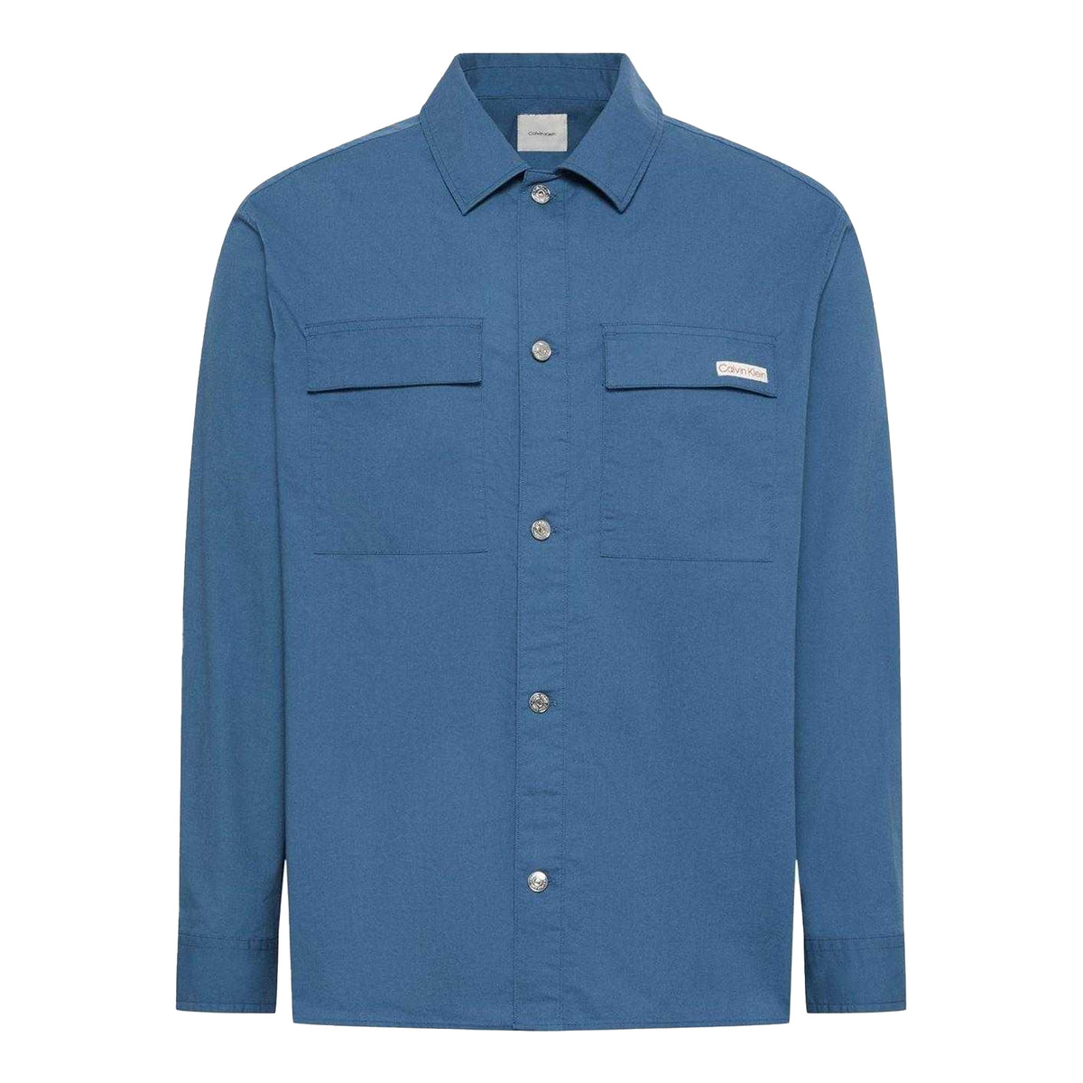 Dark Denim - Front - Calvin Klein Mens Jeans Overshirt