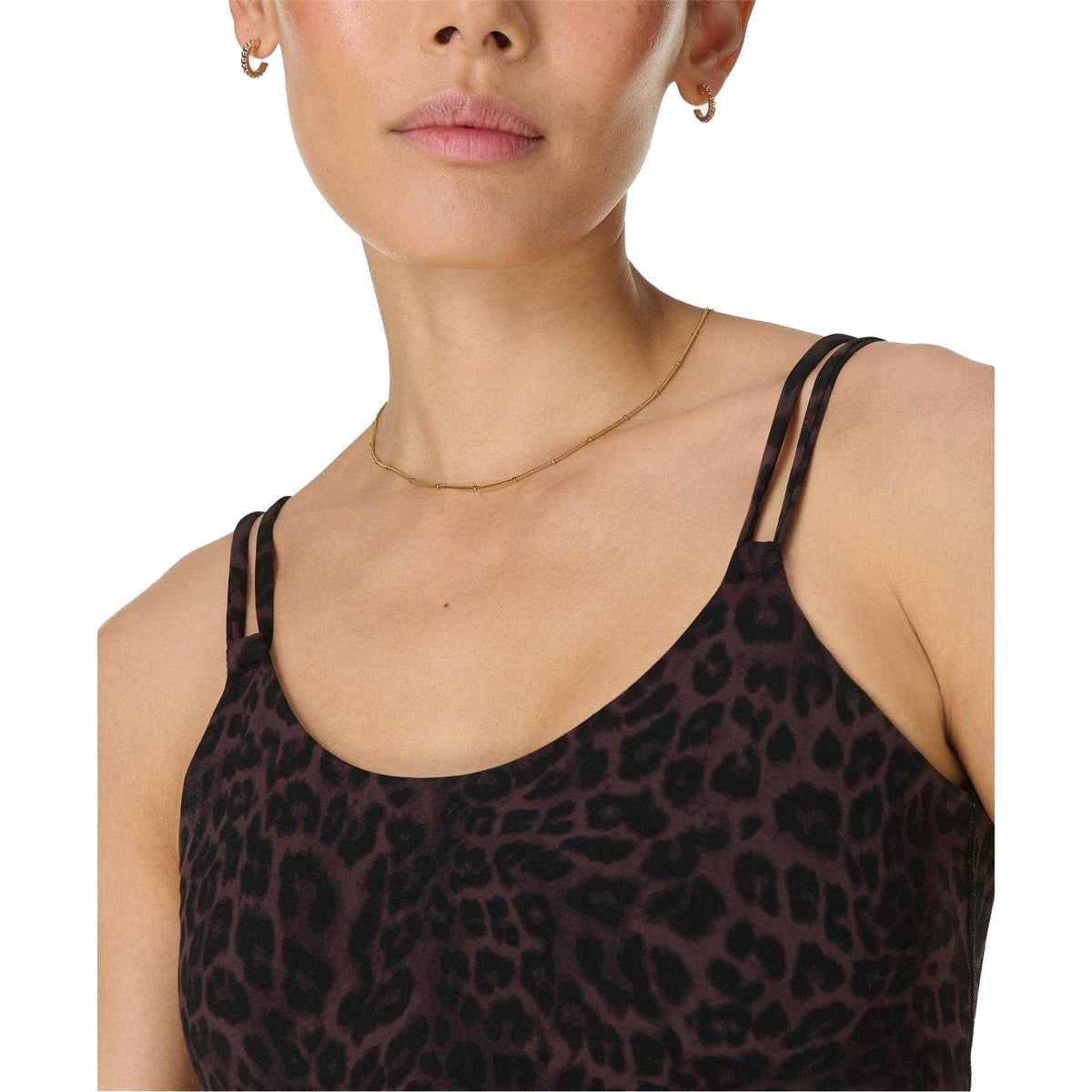 Brown - Lifestyle - Sweaty Betty Womens-Ladies Leopard Pattern Performance Tank Top
