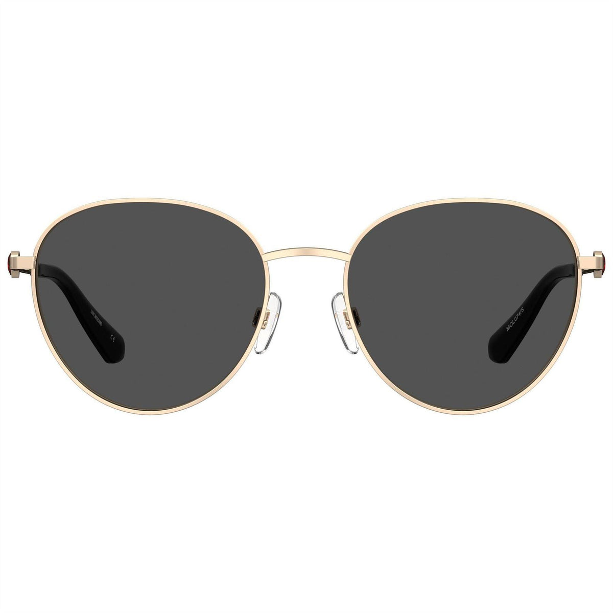 Rose Gold - Back - Moschino Mens Moscsun Round Sunglasses