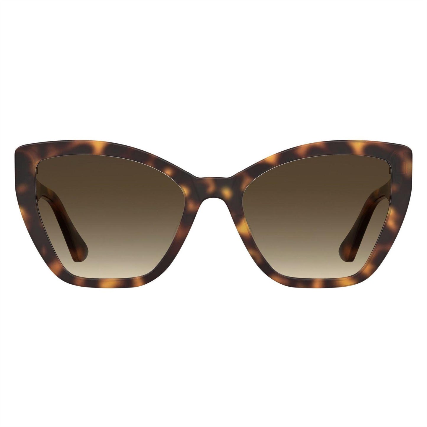 Havana - Back - Moschino Womens-Ladies Cat Eye Sunglasses
