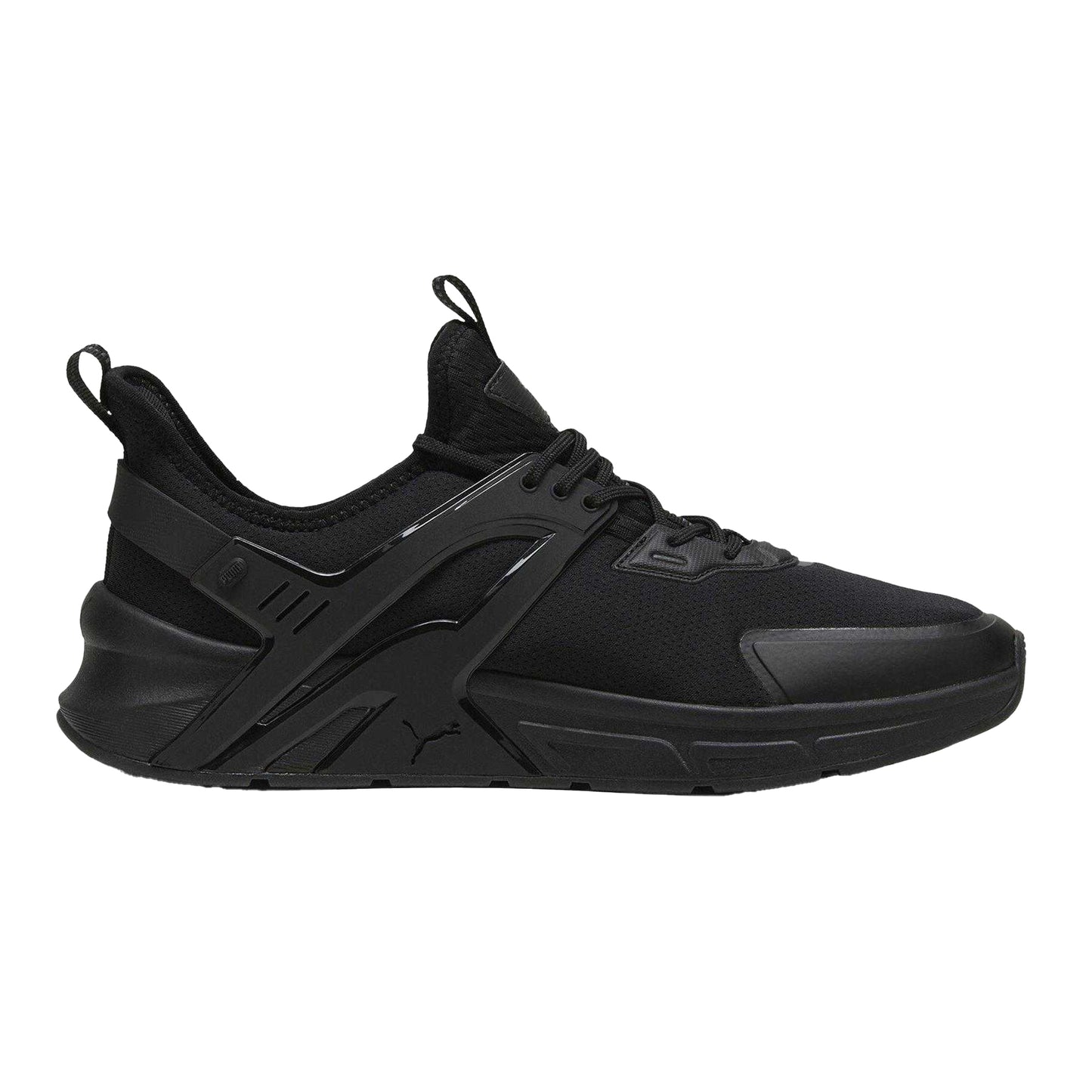 Puma Black - Front - Puma Mens Pacer Trainers