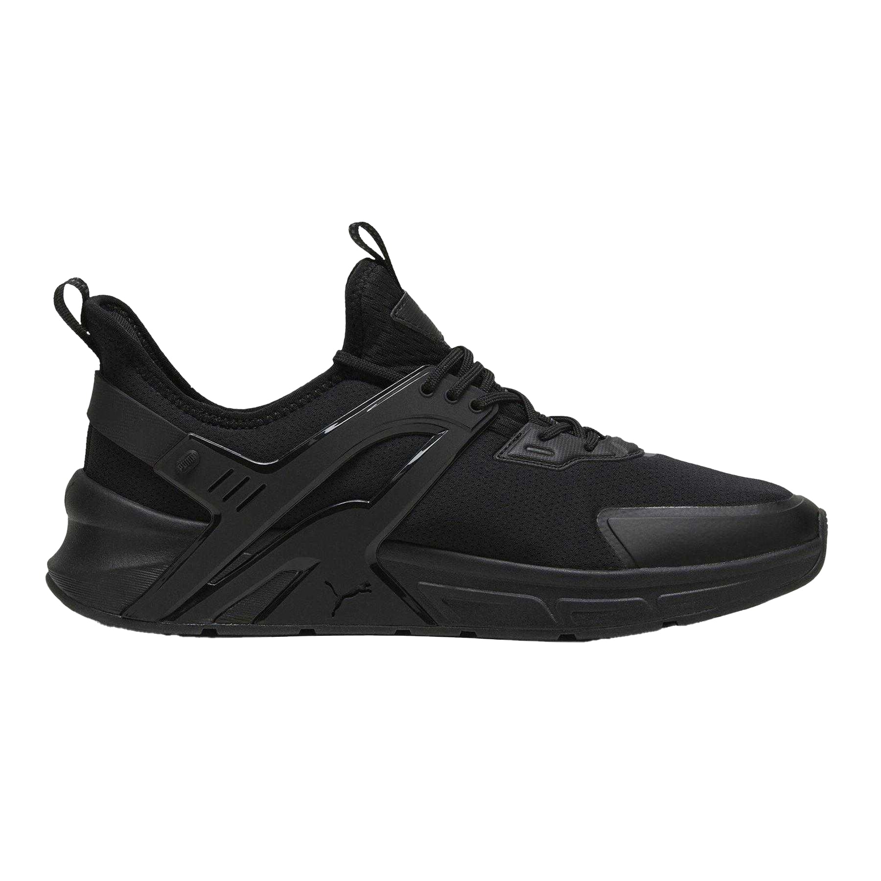 Puma Black - Front - Puma Mens Pacer Trainers