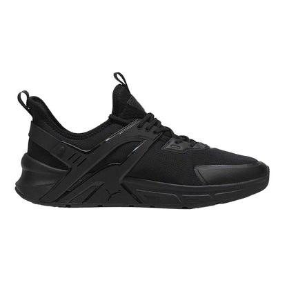Puma Black - Front - Puma Mens Pacer Trainers