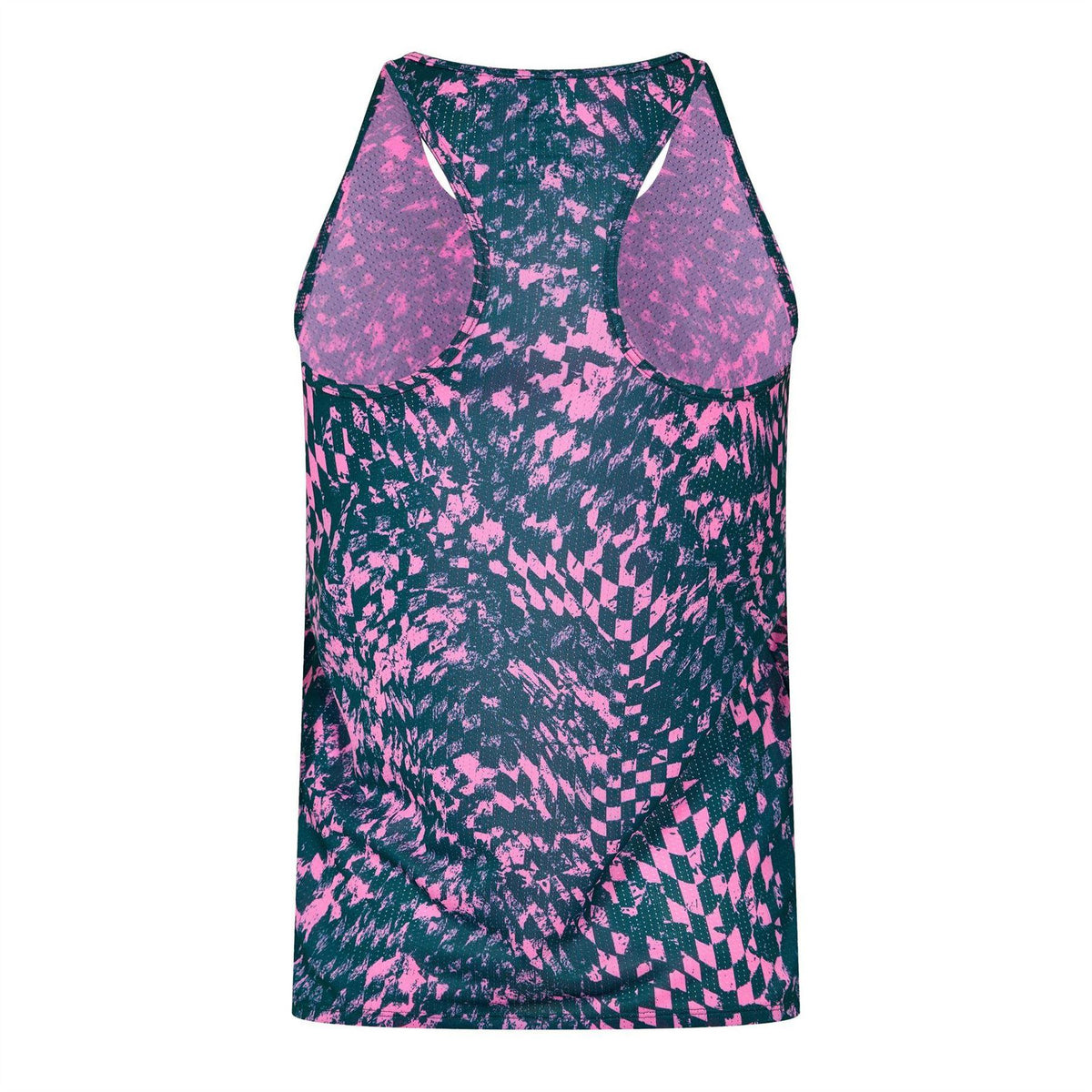 Pink - Back - New Balance Womens-Ladies Lightweight Tank Top