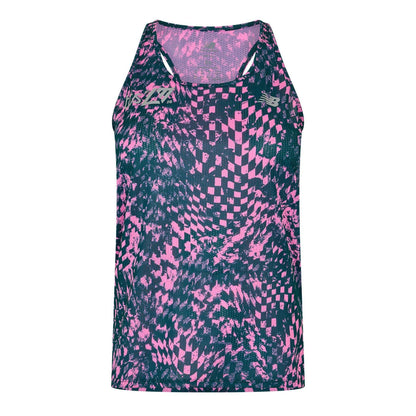 Pink - Front - New Balance Womens-Ladies Lightweight Tank Top