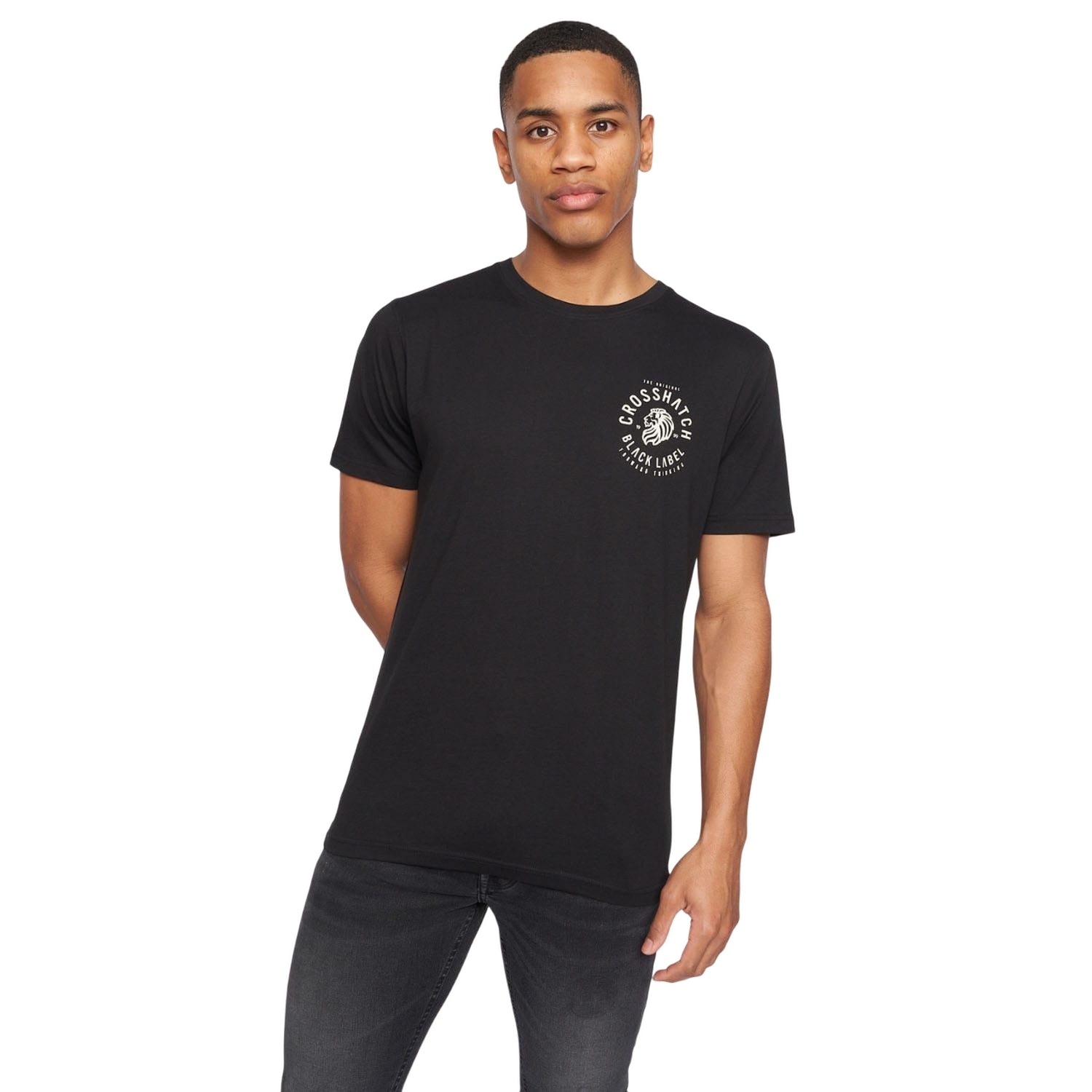 Multicoloured - Back - Crosshatch Mens Fremal T-Shirt (Pack of 5)