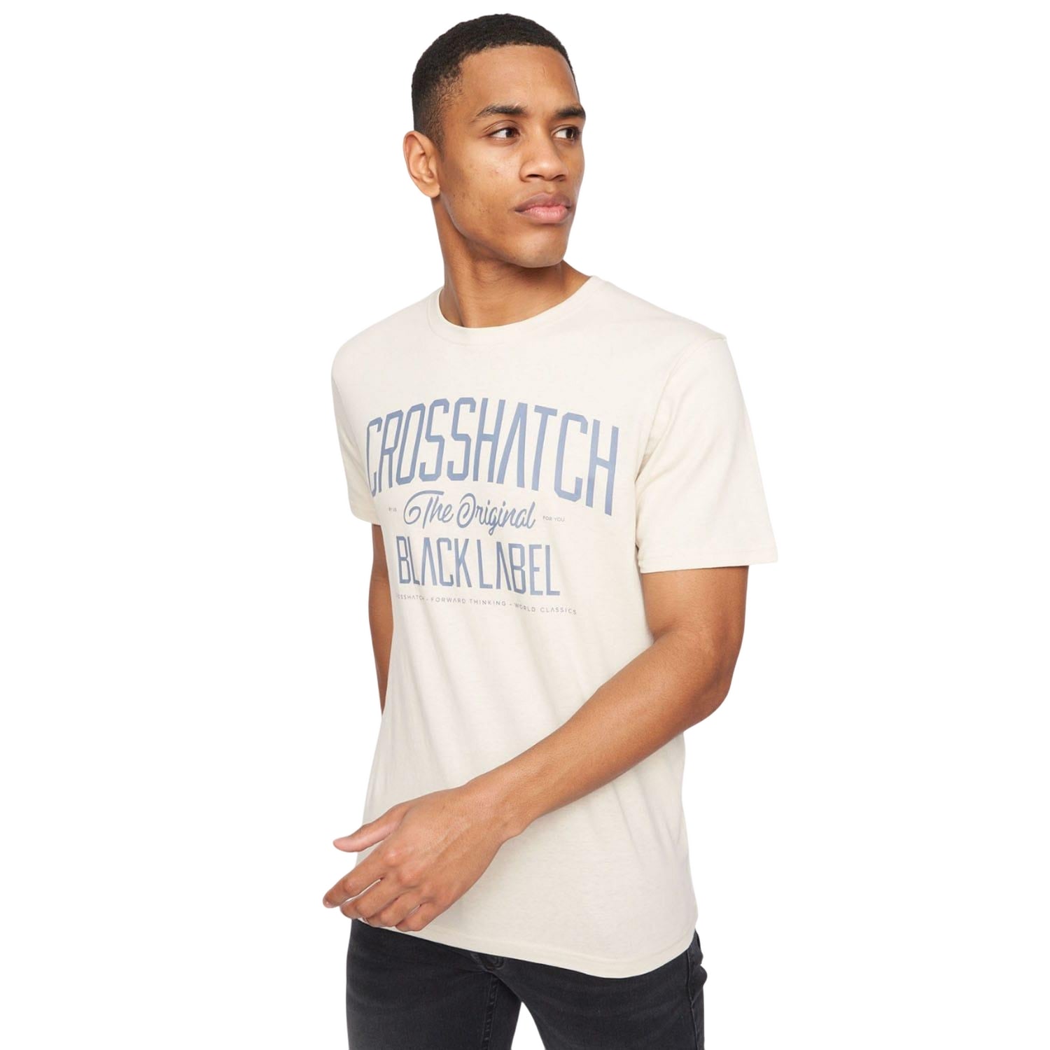 Multicoloured - Lifestyle - Crosshatch Mens Fremal T-Shirt (Pack of 5)