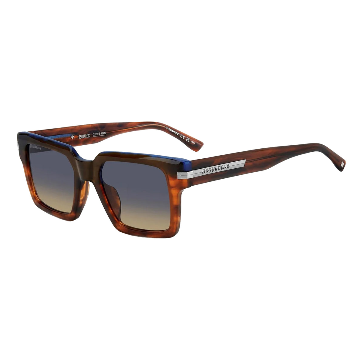 Brown - Back - DSquared2 Mens Square Sunglasses