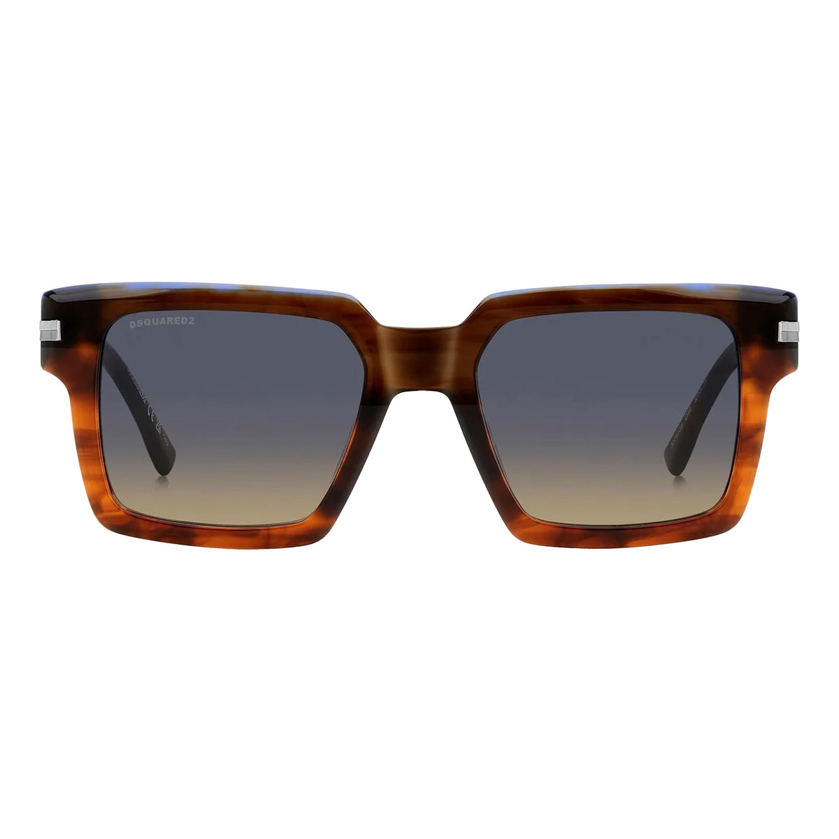 Brown - Front - DSquared2 Mens Square Sunglasses