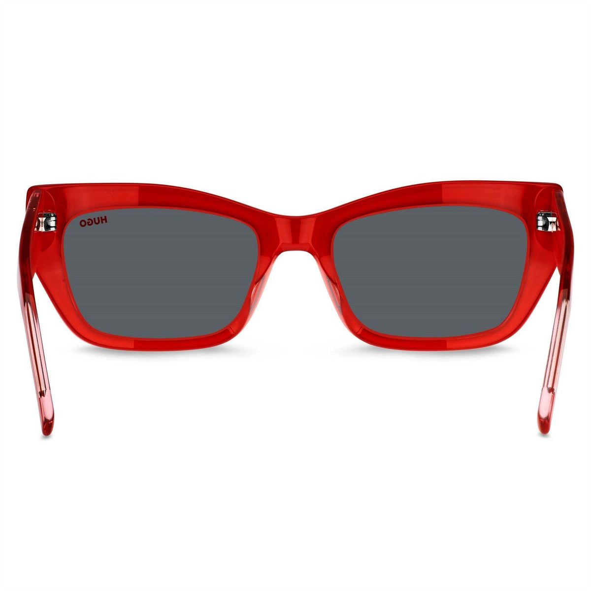 Red-Pink - Back - Hugo Womens-Ladies Cat Eye Sunglasses