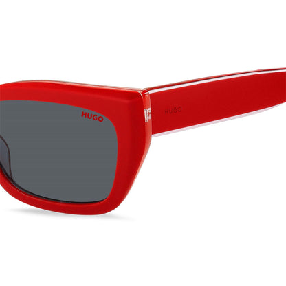 Red-Pink - Pack Shot - Hugo Womens-Ladies Cat Eye Sunglasses