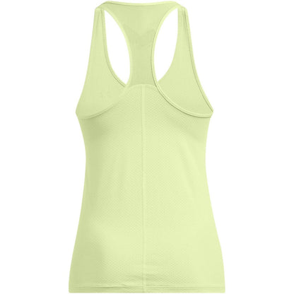 Green - Back - Under Armour Womens-Ladies Racerback Tank Top