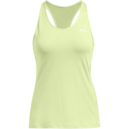 Green - Front - Under Armour Womens-Ladies Racerback Tank Top