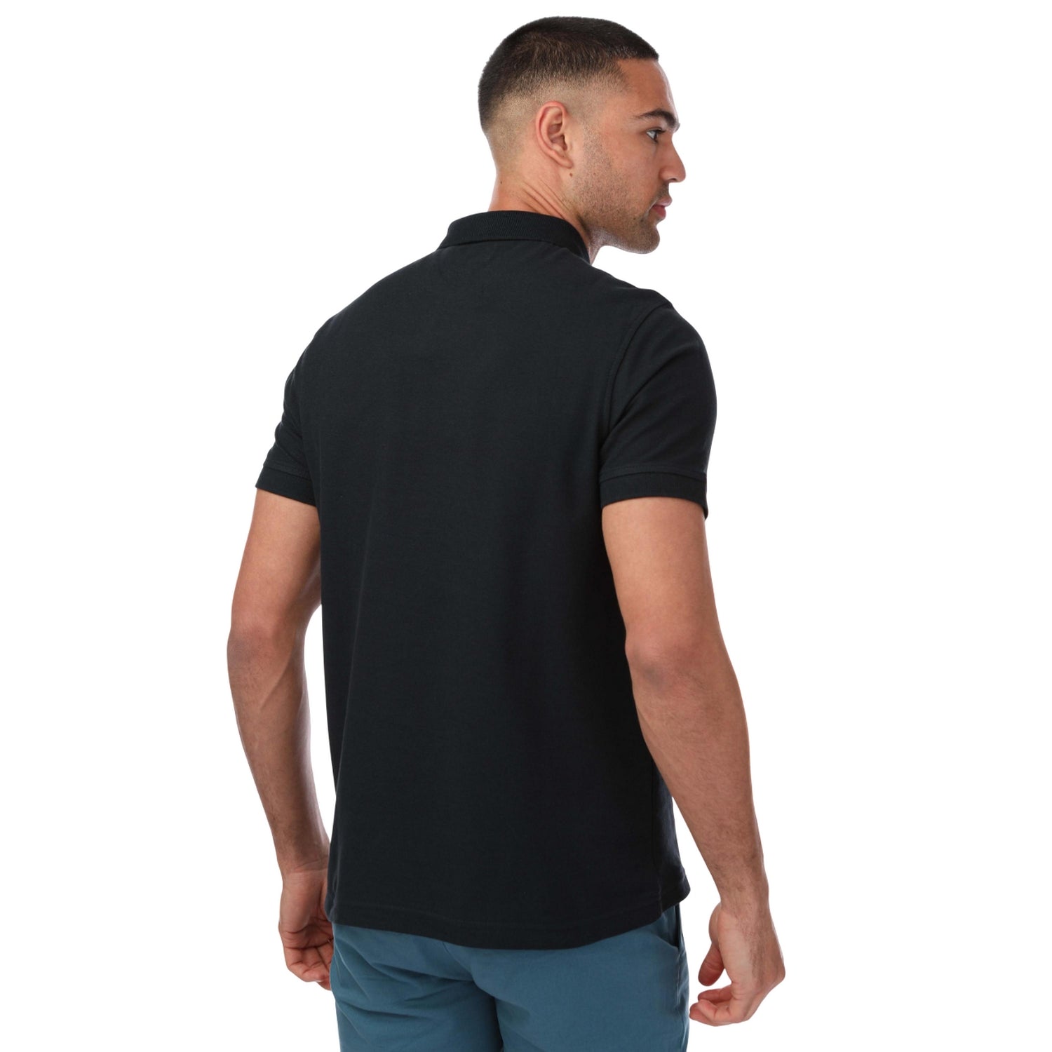 Navy - Back - Farah Mens Cove Short-Sleeved Polo Shirt