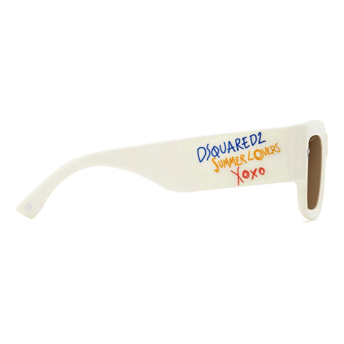 Ivory - Back - DSquared2 Mens Round Sunglasses