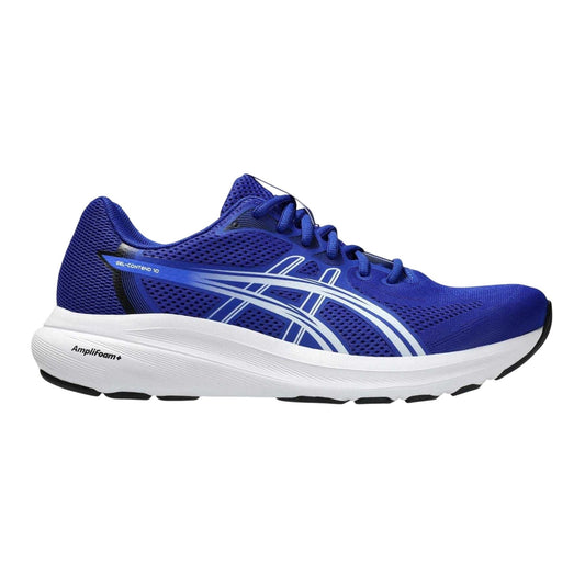 Blue-Neon Blue - Front - Asics Mens Contend 10 Cushioned Trainers