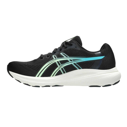 Black-Yellow - Side - Asics Mens Contend 10 Cushioned Trainers