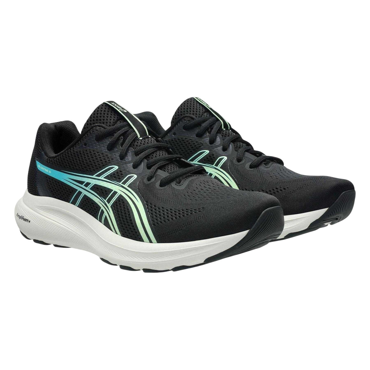 Black-Yellow - Lifestyle - Asics Mens Contend 10 Cushioned Trainers