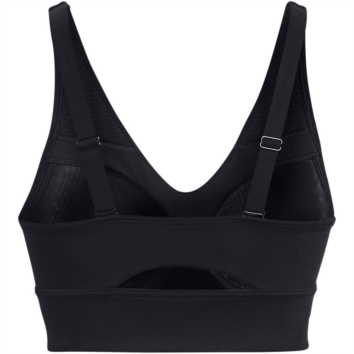Black - Back - Under Armour Womens-Ladies Sports Bra