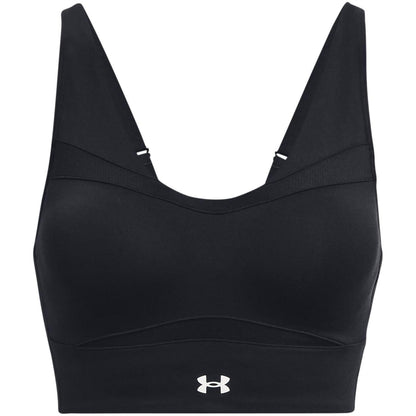 Black - Front - Under Armour Womens-Ladies Sports Bra
