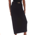 Black - Side - Only Womens-Ladies Siri Denim Midi Skirt