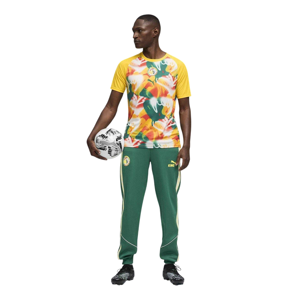 Yellow-Green - Pack Shot - Puma Mens World Cup 2026 Senegal T-Shirt