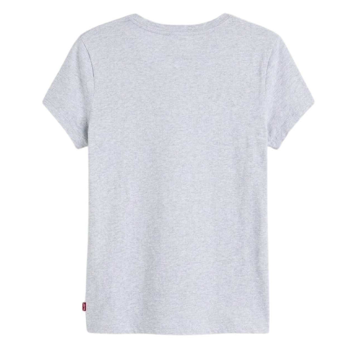 Grey - Back - Levis Womens-Ladies Batwing Logo Regular T-Shirt