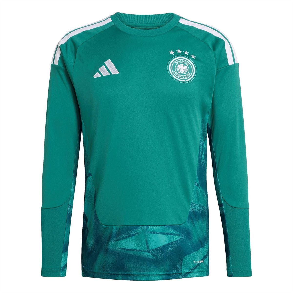Green-White - Front - Adidas Mens World Cup Germany DFB Football Shirt