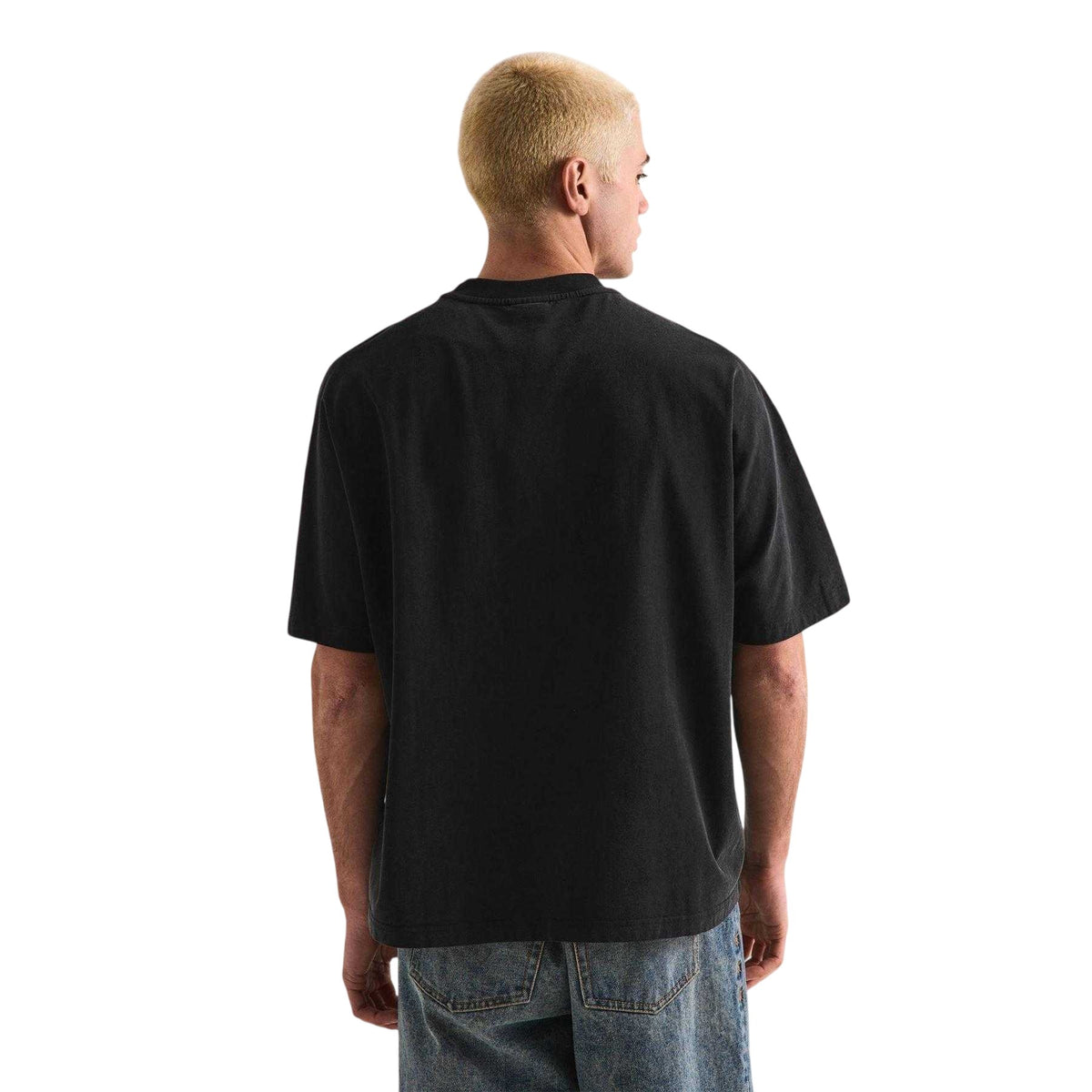 Washed Black - Pack Shot - GodMade Mens Logo Regular T-Shirt