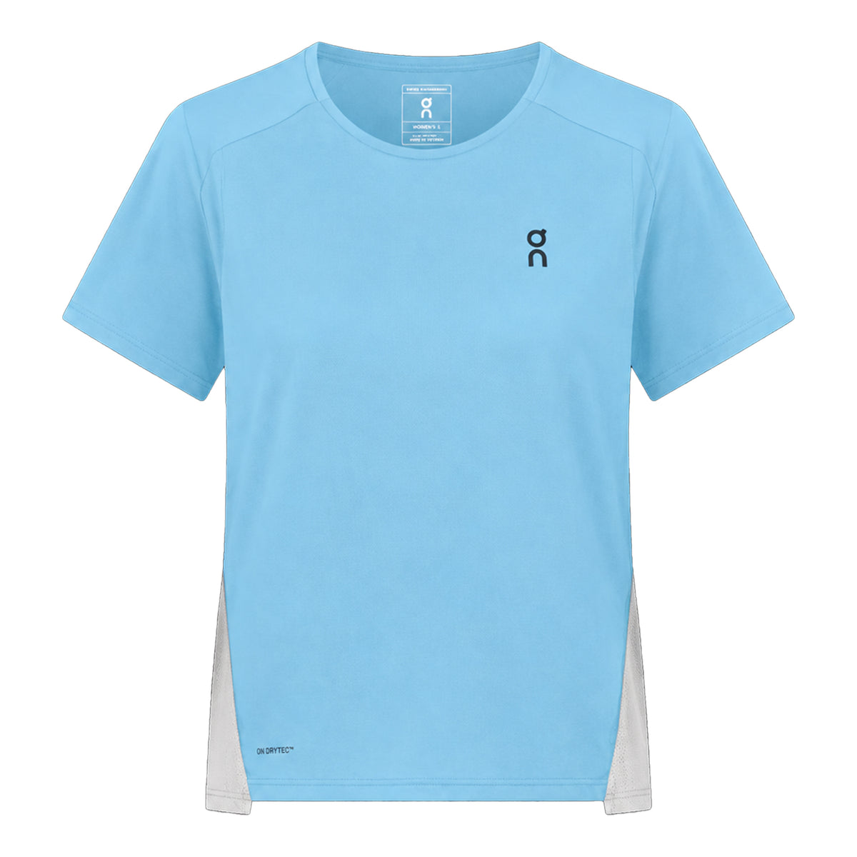 Blue - Front - On Womens-Ladies Performance Running Top