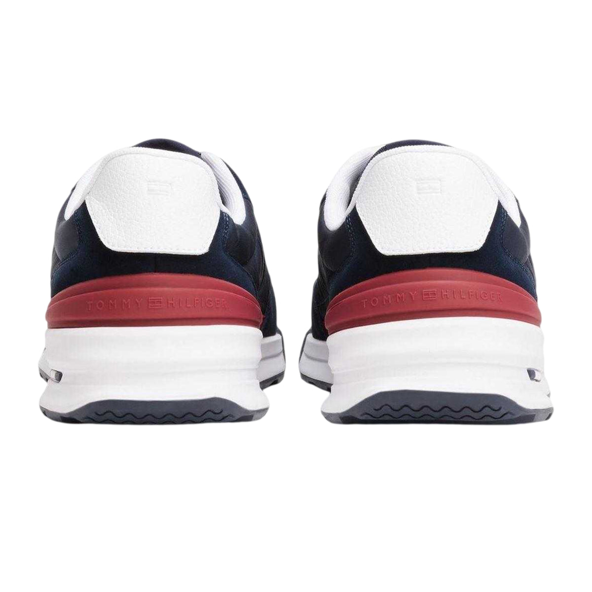 Desert Sky - Back - Tommy Hilfiger Mens Retro Suede Trainers