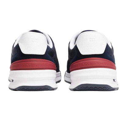 Desert Sky - Back - Tommy Hilfiger Mens Retro Suede Trainers